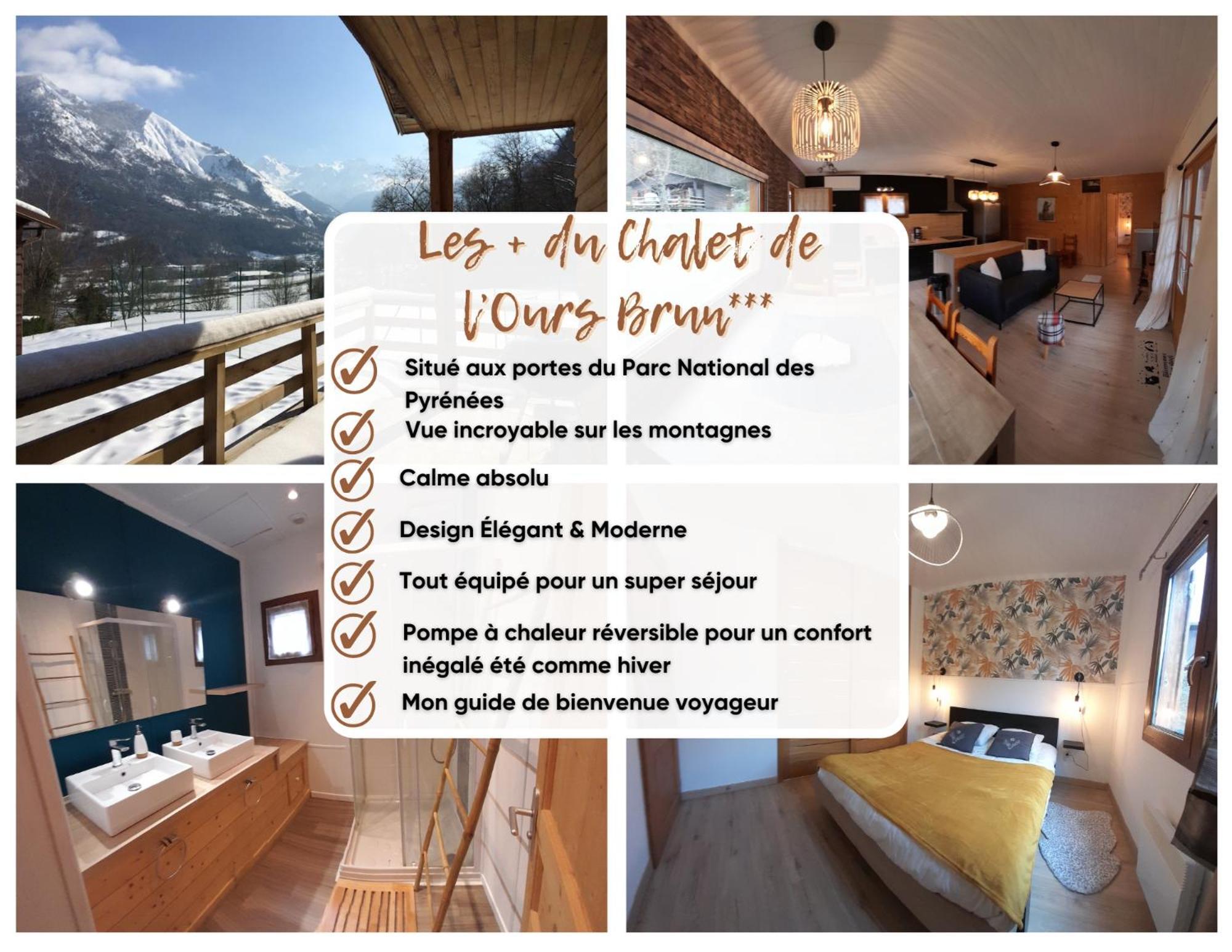 Chalet De L'Ours Brun, Gite 3 Etoiles Gere-Belesten Екстер'єр фото